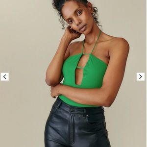 Green Reformation Bodysuit Meara Knit